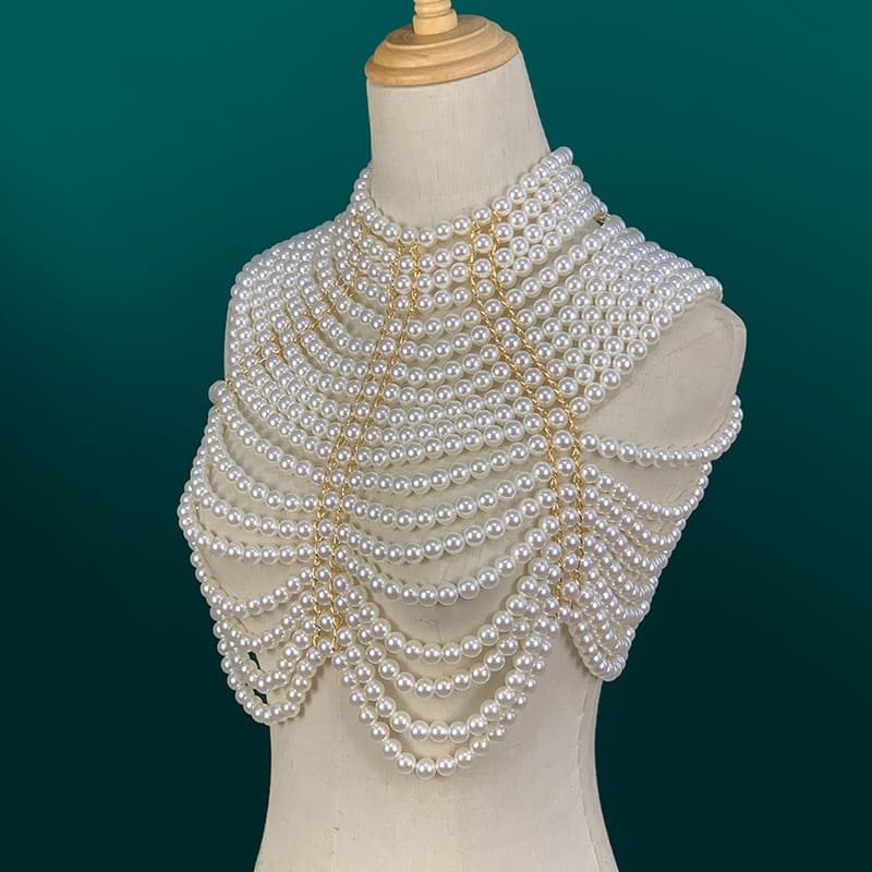 Pearl Beaded Camisole - Handcrafted for a Touch of Glamour