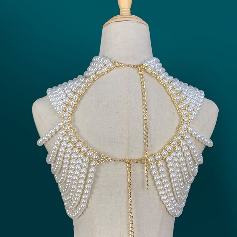 Pearl Beaded Camisole - Handcrafted for a Touch of Glamour