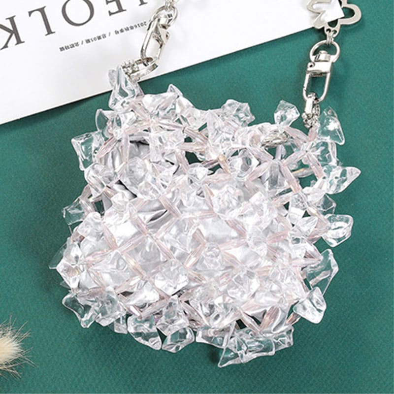 Crystal Pearl Bag Beaded Rhinestone Accessories