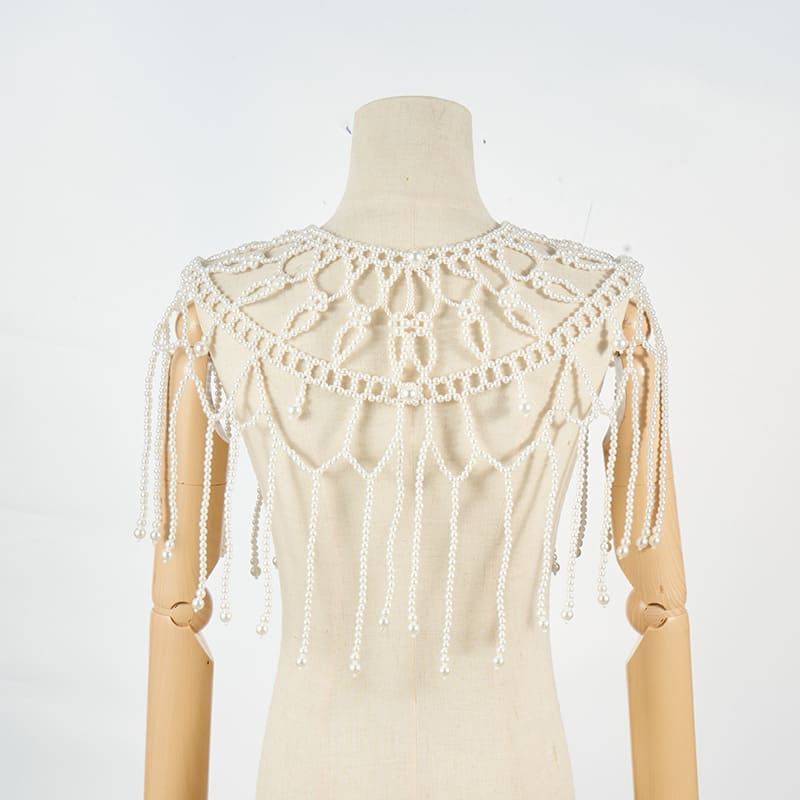 Chic Pearl Capelet - Handmade with Care