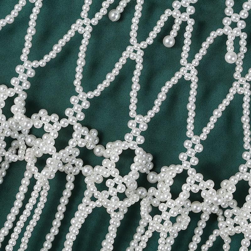 Artisan Pearl Shawl - Unique Design, Handcrafted with Love