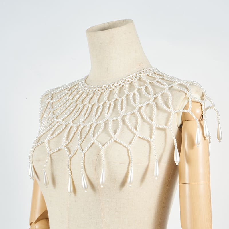 Luxury Pearl Cape - Handcrafted with Precision