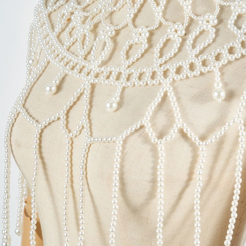 Chic Pearl Capelet - Handmade with Care