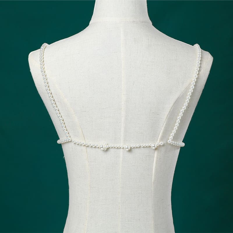 Elegant Pearl Bra - Handcrafted with Precision