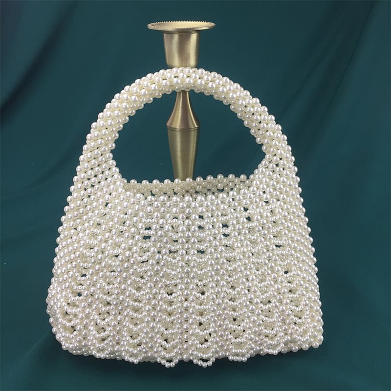 Handmade Pearl Evening Bag - Perfect for Elegant Nights