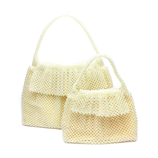 Handcrafted Pearl Tote - Chic and Stylish