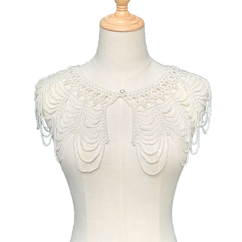 Handcrafted Pearl Collar - A Touch of Elegance