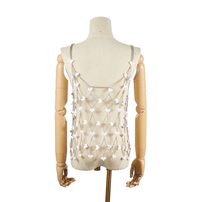 Pearl Bead Handmade Cami - Perfect for Evening Wear