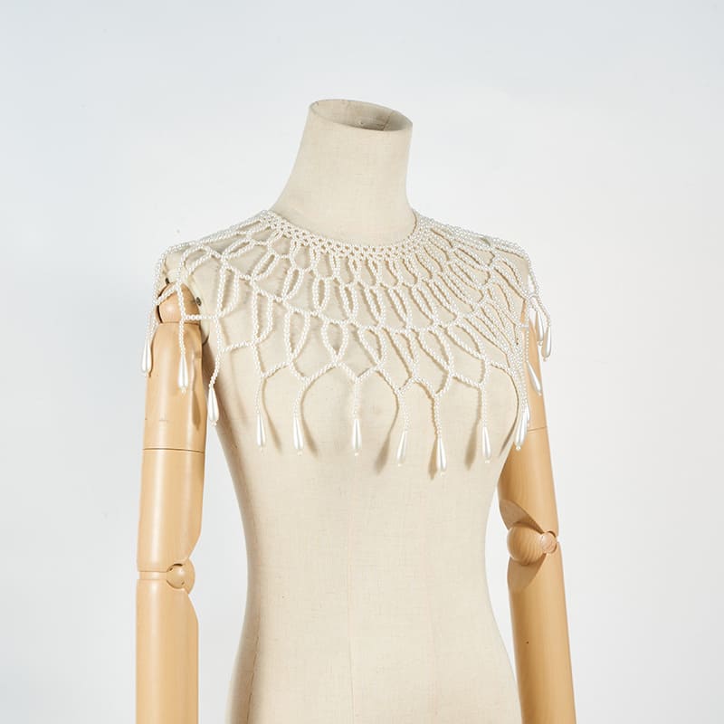 Luxury Pearl Cape - Handcrafted with Precision