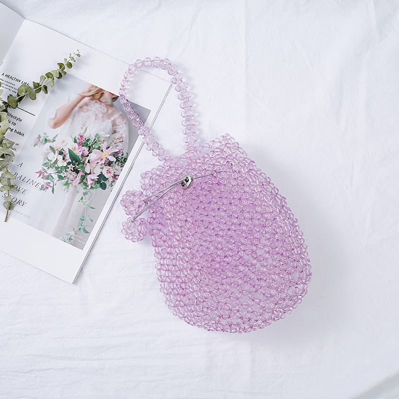 Chic Handmade Pearl Handbag - A Timeless Accessory