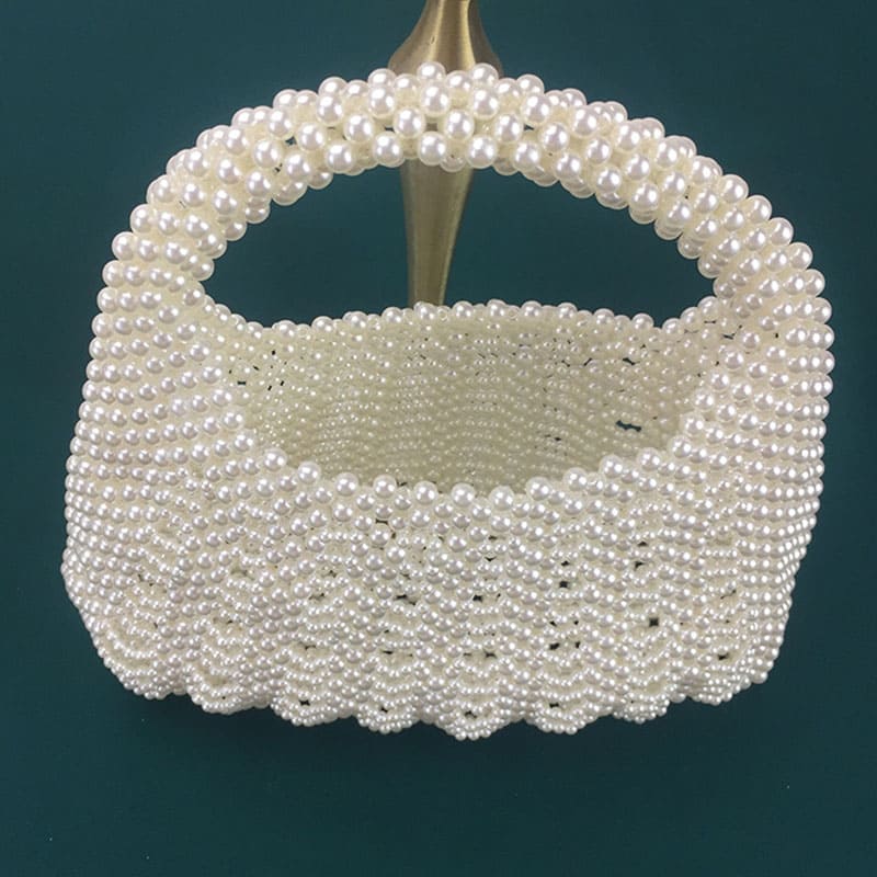 Handmade Pearl Evening Bag - Perfect for Elegant Nights