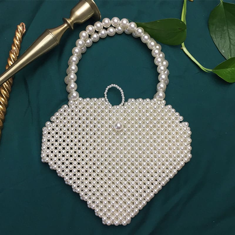 Chic Pearl Handbag - Handmade for the Modern Woman