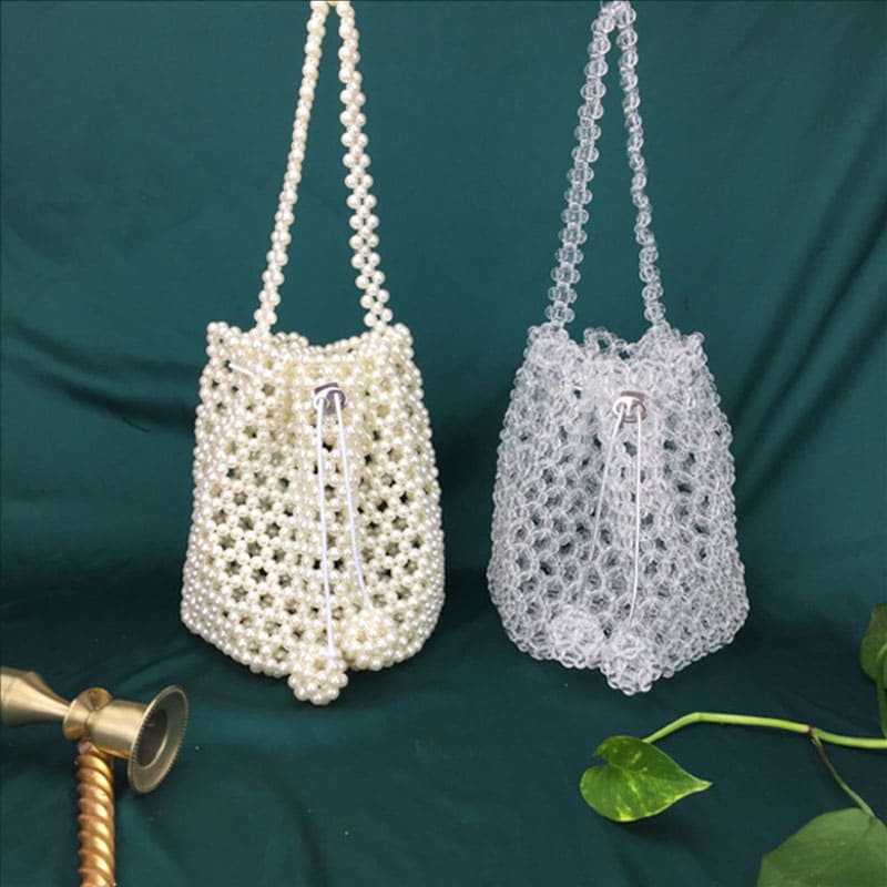 Pearl Beaded Tote - Handcrafted Fashion Statement