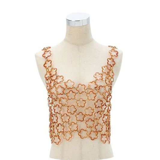 Pearl Beaded Camisole - Handcrafted Masterpiece