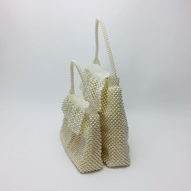 Handcrafted Pearl Tote - Chic and Stylish