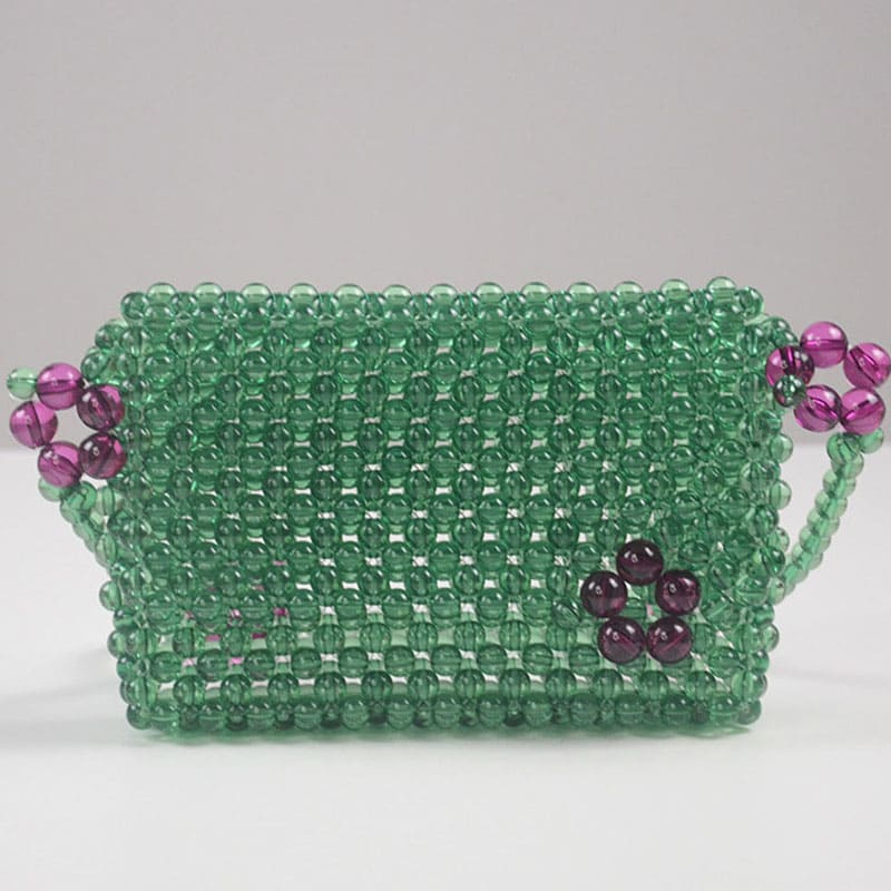 Luxury Pearl Beaded Handbag - Handmade Perfection