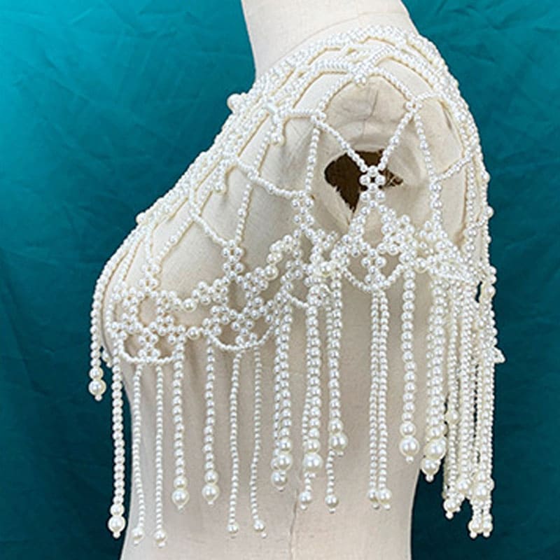 Artisan Pearl Shawl - Unique Design, Handcrafted with Love