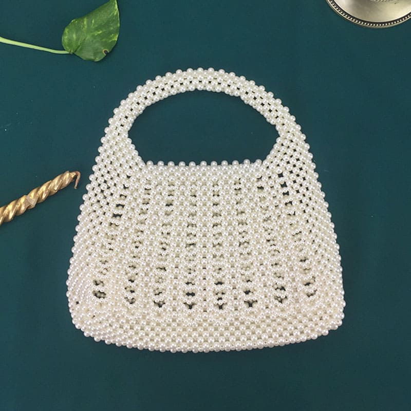 Handmade Pearl Evening Bag - Perfect for Elegant Nights