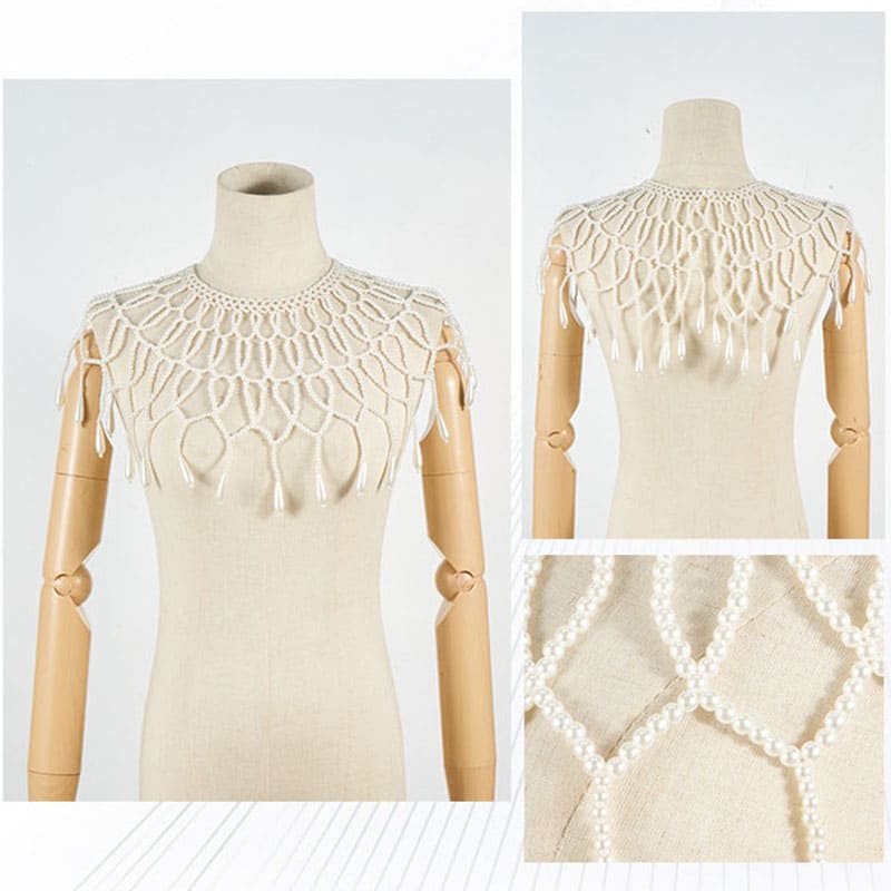 Luxury Pearl Cape - Handcrafted with Precision