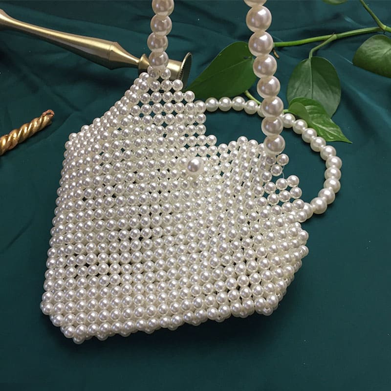 Chic Pearl Handbag - Handmade for the Modern Woman