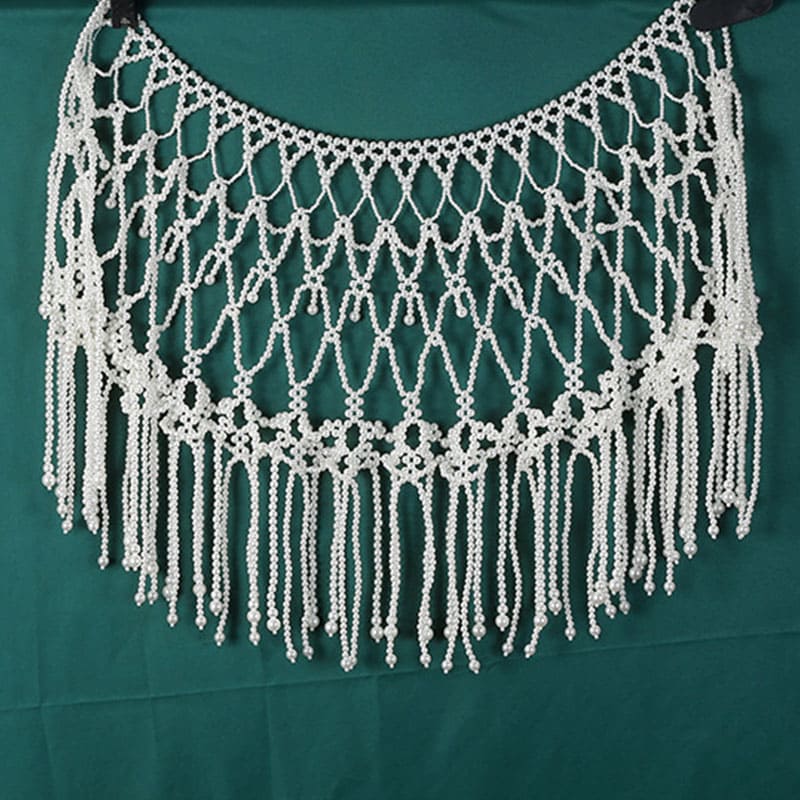 Artisan Pearl Shawl - Unique Design, Handcrafted with Love