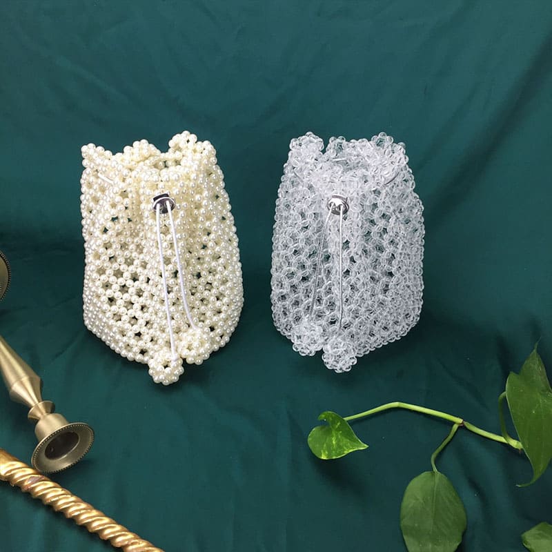 Pearl Beaded Tote - Handcrafted Fashion Statement