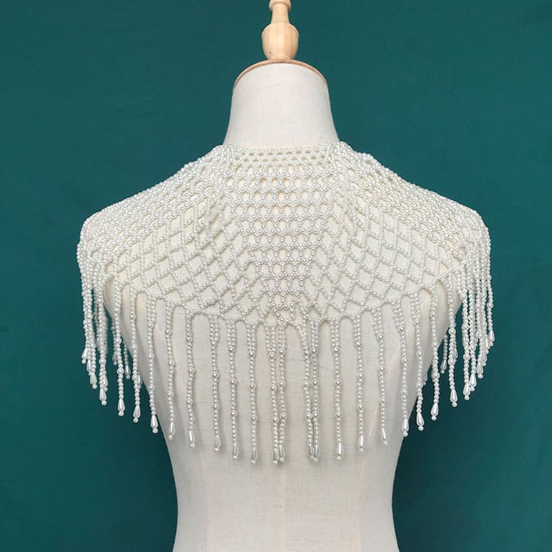 Handcrafted Pearl Collar - A Touch of Elegance