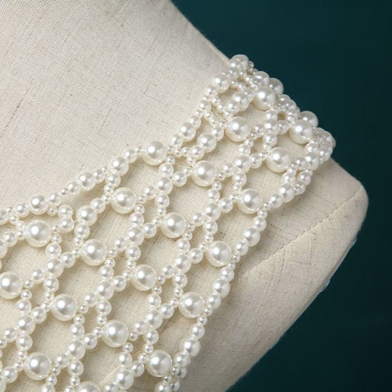 Handmade Pearl Embellished Tank - Elegant and Chic