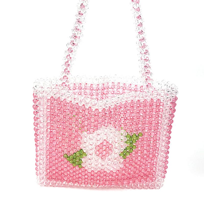 Luxury Pearl Bead Bag - Handcrafted for Special Occasions