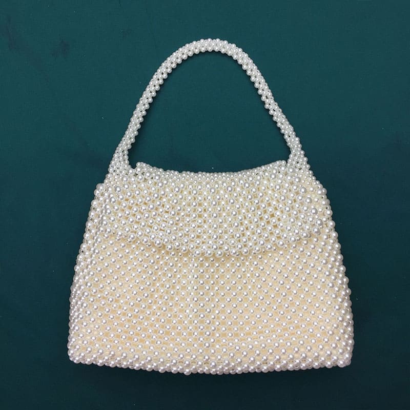 Handcrafted Pearl Tote - Chic and Stylish