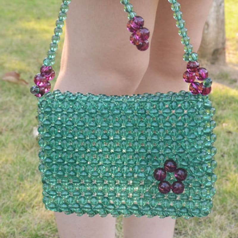 Luxury Pearl Beaded Handbag - Handmade Perfection