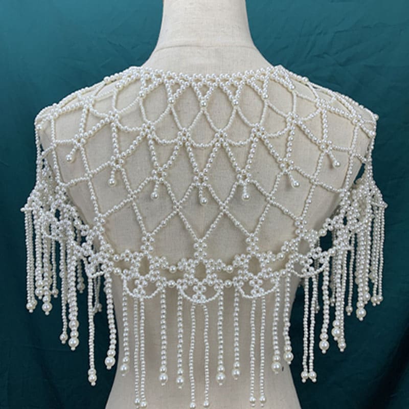 Artisan Pearl Shawl - Unique Design, Handcrafted with Love