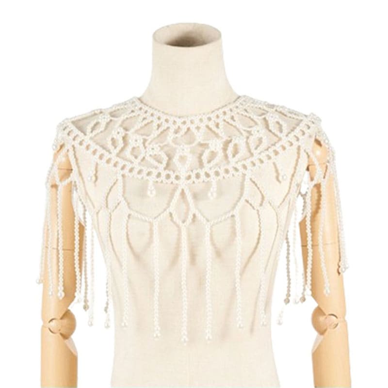 Chic Pearl Capelet - Handmade with Care