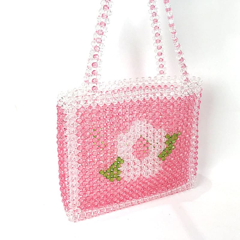 Luxury Pearl Bead Bag - Handcrafted for Special Occasions