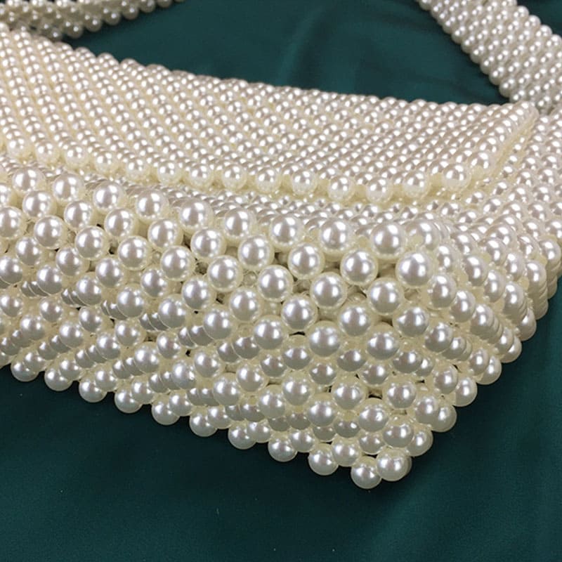 Artisan Pearl Clutch - Unique and Timeless