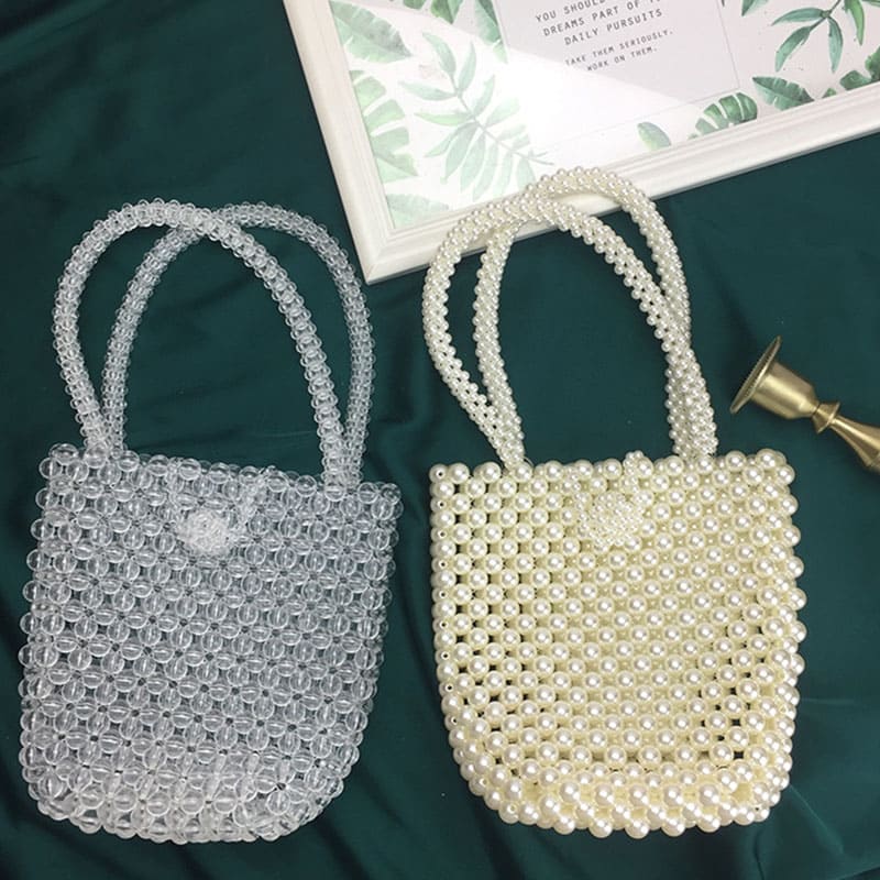 Handmade Pearl Purse - Elegant and Versatile