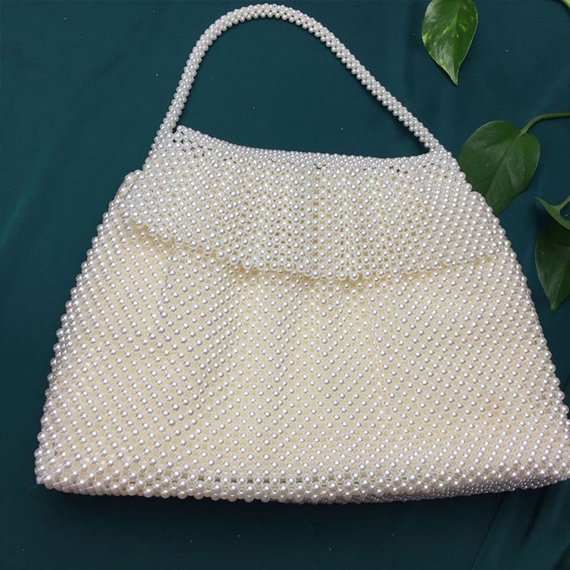 Handcrafted Pearl Tote - Chic and Stylish