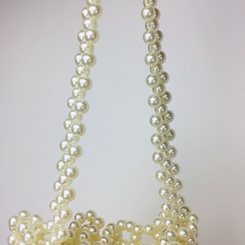 Pearl Beaded Tote - Handcrafted Fashion Statement