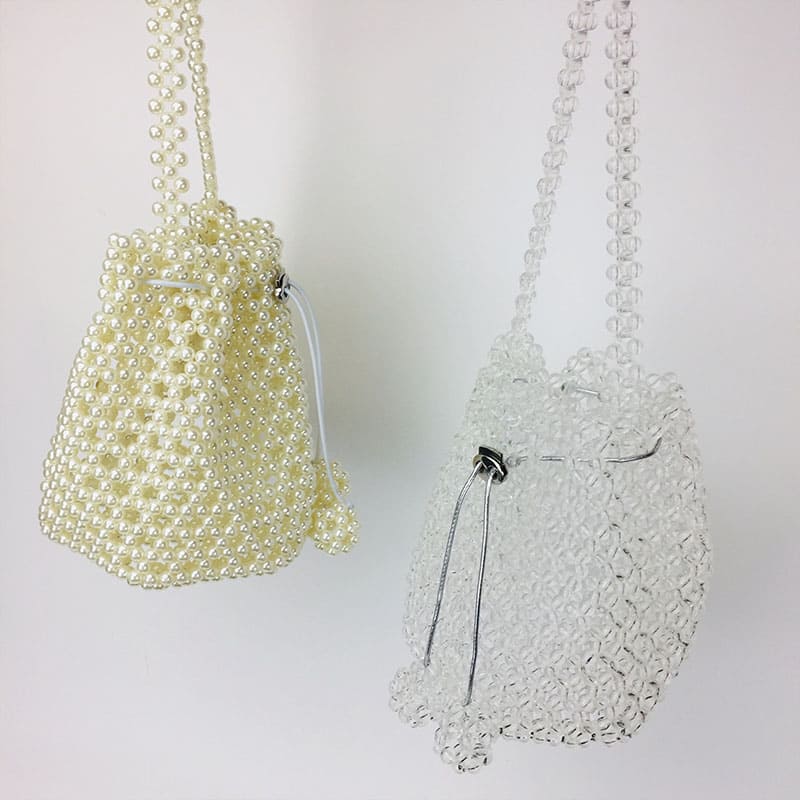 Pearl Beaded Tote - Handcrafted Fashion Statement