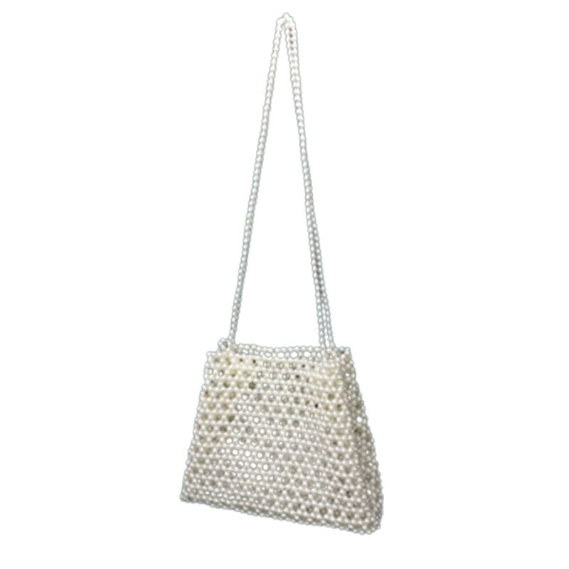 Artisan Pearl Beaded Bag - Unique and Sophisticated