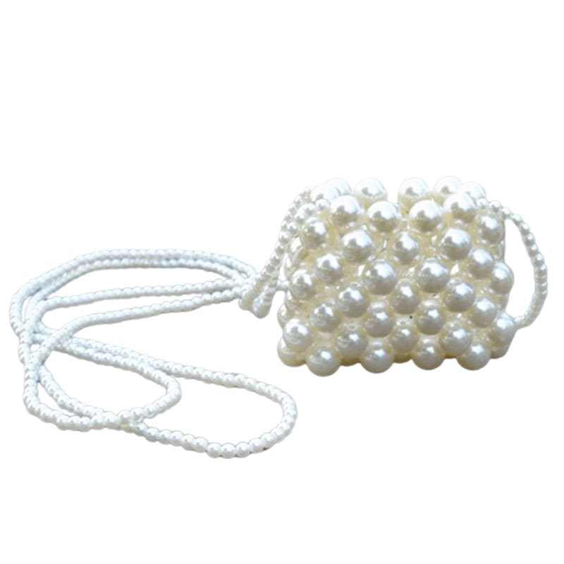 Elegant Pearl Clutch - Handcrafted with Love