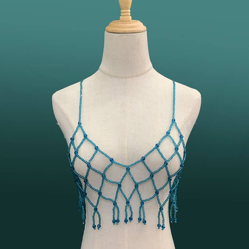 Exquisite Pearl Beaded Cami - Handmade with Care